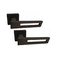 Ручки на розеті KEDR R08.084-AL Graffit графіт